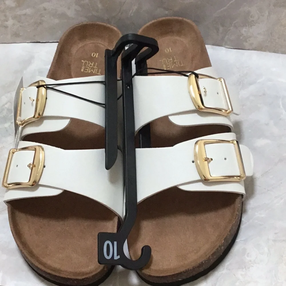 Time and Tru Slide Sandals